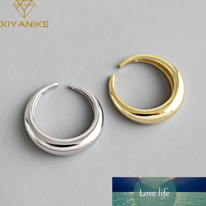 925 Sterling Silver Opening Ring Classic Simple Geometric Arc Handmade Jewelry Gifts for Women Size 16.9mm Adjustable
925 Sterling Silver Opening Ring Classic Simple Geometric Arc Handmade Jewelry Gifts for Women Size 16.9mm Adjustable