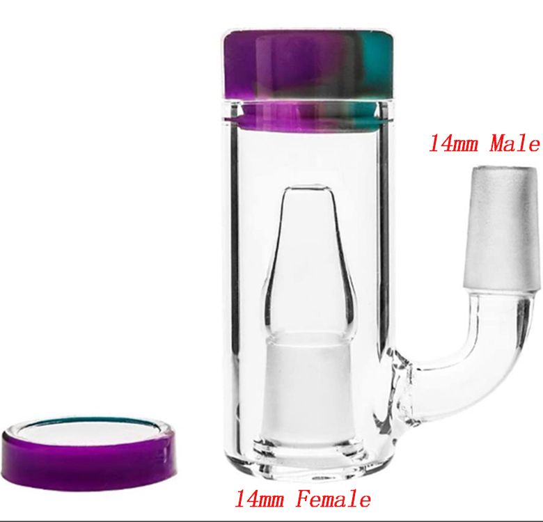 Smoking 90 Degree Glass Ash Catcher Bowls With 14mm Male Joint Bubbler Bong Silicone Container
Smoking 90 Degree Glass Ash Catcher Bowls With 14mm Male Joint Bubbler Bong Silicone Container