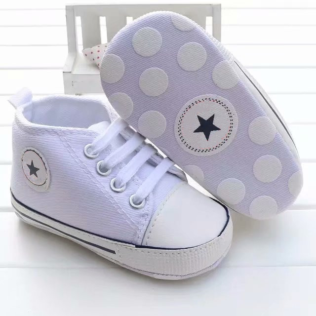 Baby Boys Girls Canvas Shoes 0-18M Kids Soft Soled Sneakers Bebe Lace-UP Crib Footwear Newborn Infant Toddler First Walkers от DHgate WW