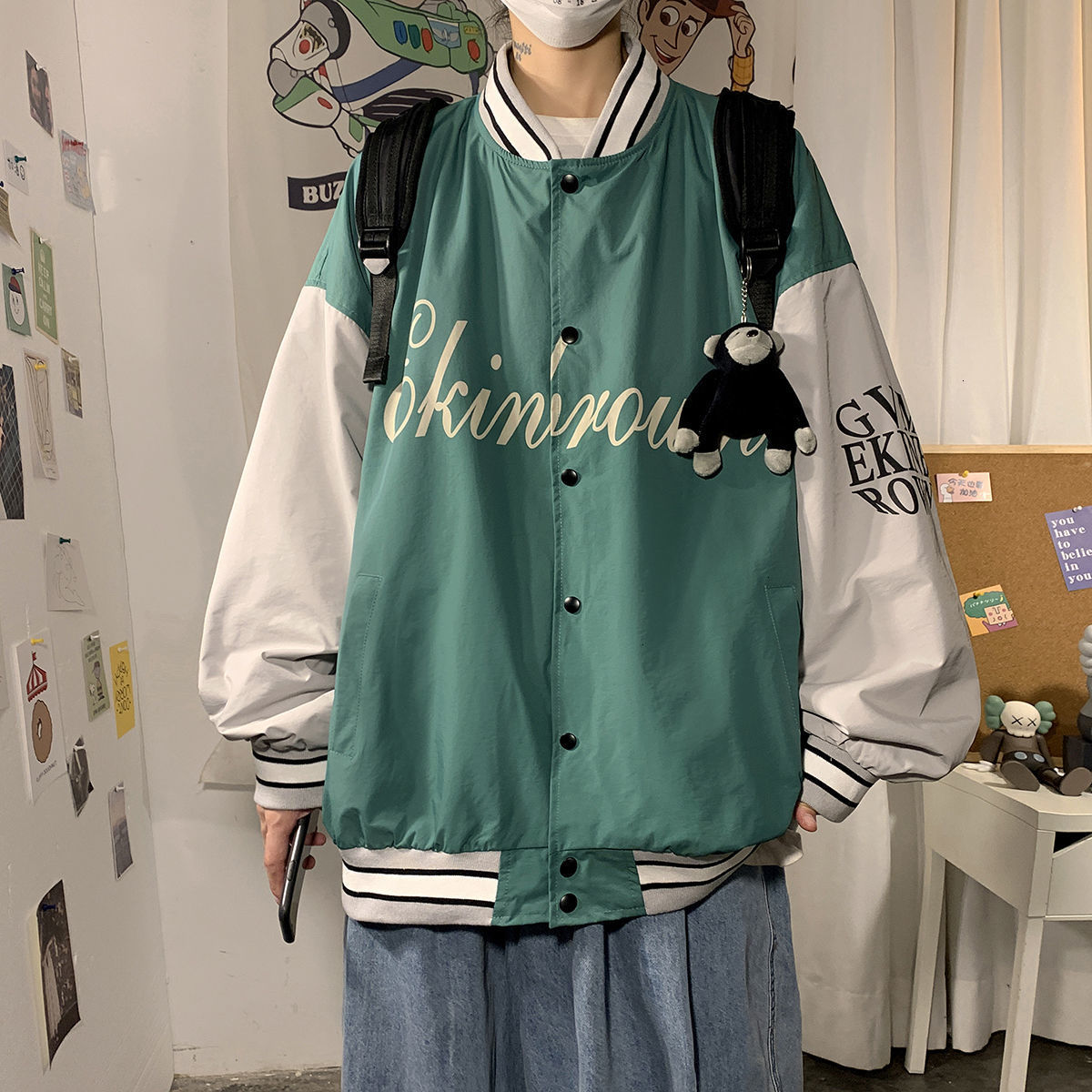 2021 New Privathinker Japanese Style Autumn New Jackets Woman Fashion Baseball Men's Korean Streetwear Jacket V51H, Black
2021 New Privathinker Japanese Style Autumn New Jackets Woman Fashion Baseball Men's Korean Streetwear Jacket V51H, Black