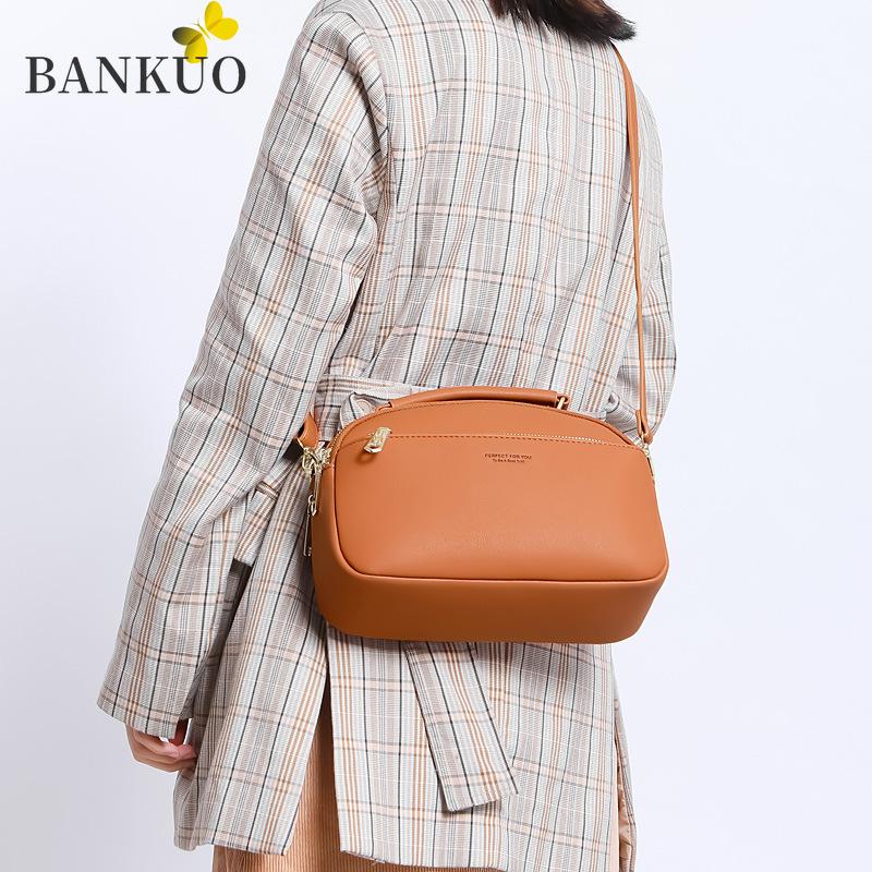 BANKUO New Purses and Handbags PU Leather Large Capacity Messenger Fashion Solid Color Zipper Handbag Girls Shoulder Bag C159, Black
BANKUO New Purses and Handbags PU Leather Large Capacity Messenger Fashion Solid Color Zipper Handbag Girls Shoulder Bag C159, Black