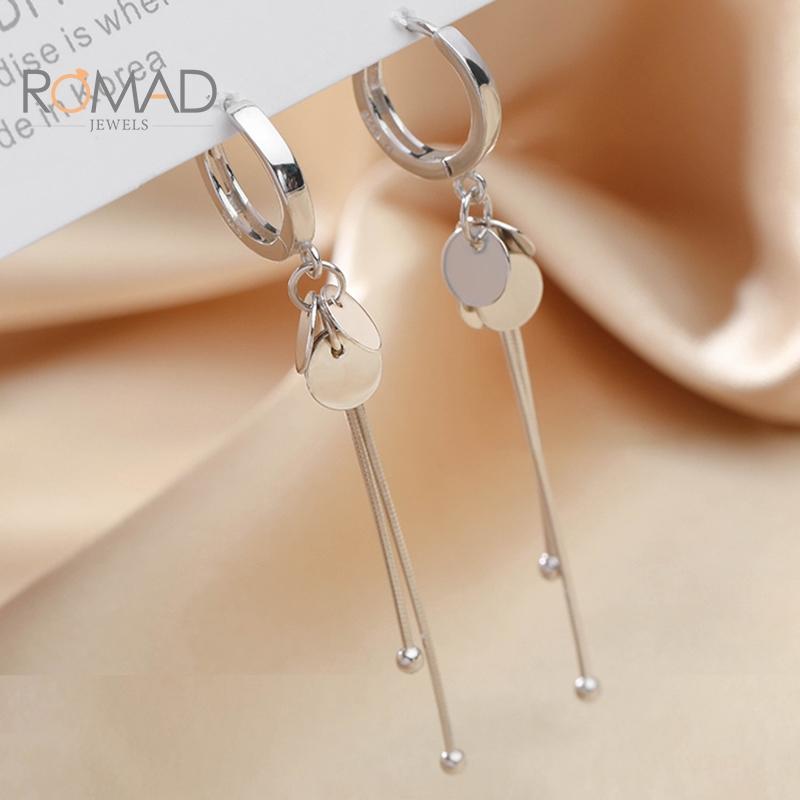 ROMAD Long Tassel Earrings Round Discs Hoop Earrings For Women Korean Fashion Jewelry Wholesale Aretes De Mujer #P55
ROMAD Long Tassel Earrings Round Discs Hoop Earrings For Women Korean Fashion Jewelry Wholesale Aretes De Mujer #P55