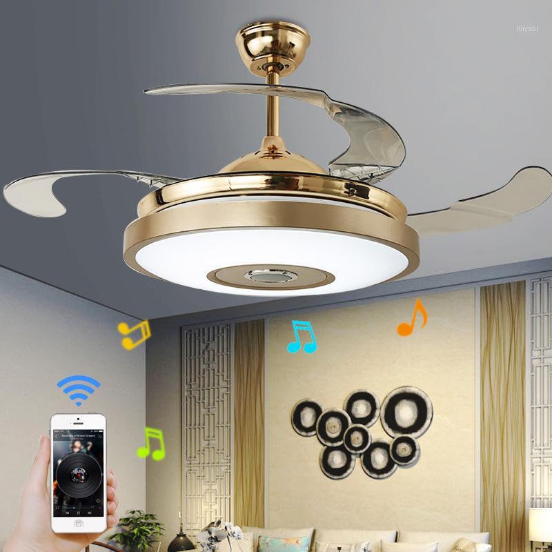 LED Modern Alloy Acryl ABS Bluetooth Music Ceiling Fan LED Lamp Remote Control RGB Dimmable Gold Light For Foyer Living Bedroom1
LED Modern Alloy Acryl ABS Bluetooth Music Ceiling Fan LED Lamp Remote Control RGB Dimmable Gold Light For Foyer Living Bedroom1
