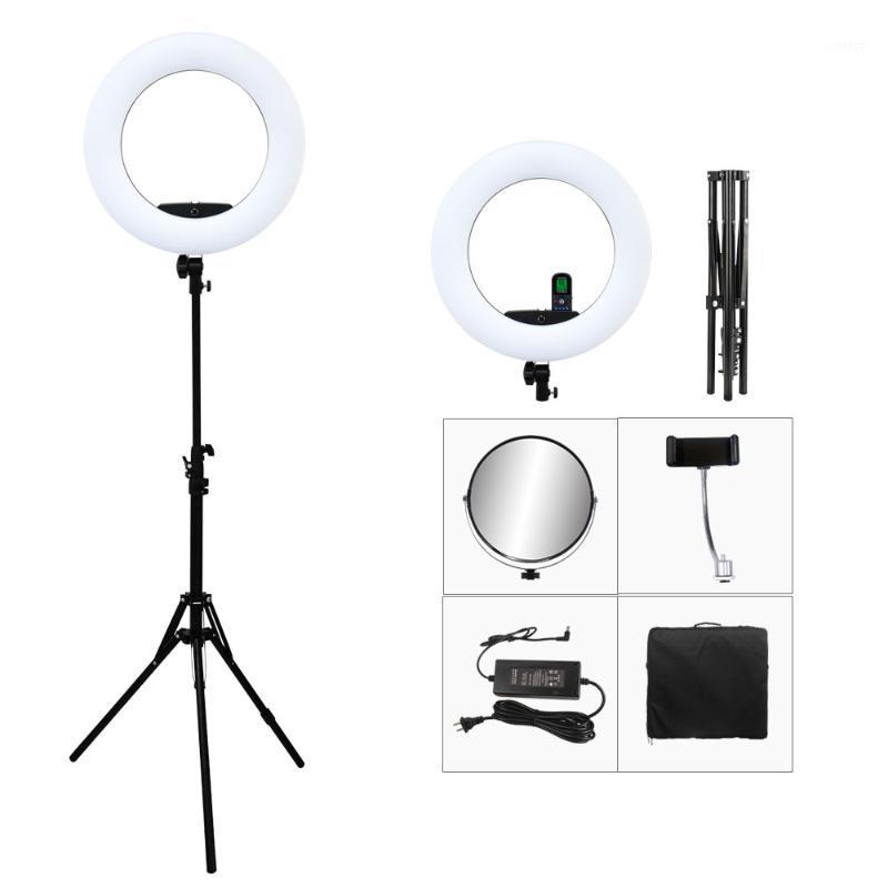 LED Ring lamp FE-480II 5600K Dimmable Camera Ring Light 480 LEDS Video Light Lamp LCD RC Photographic Lighting +2M stand+bag1
LED Ring lamp FE-480II 5600K Dimmable Camera Ring Light 480 LEDS Video Light Lamp LCD RC Photographic Lighting +2M stand+bag1