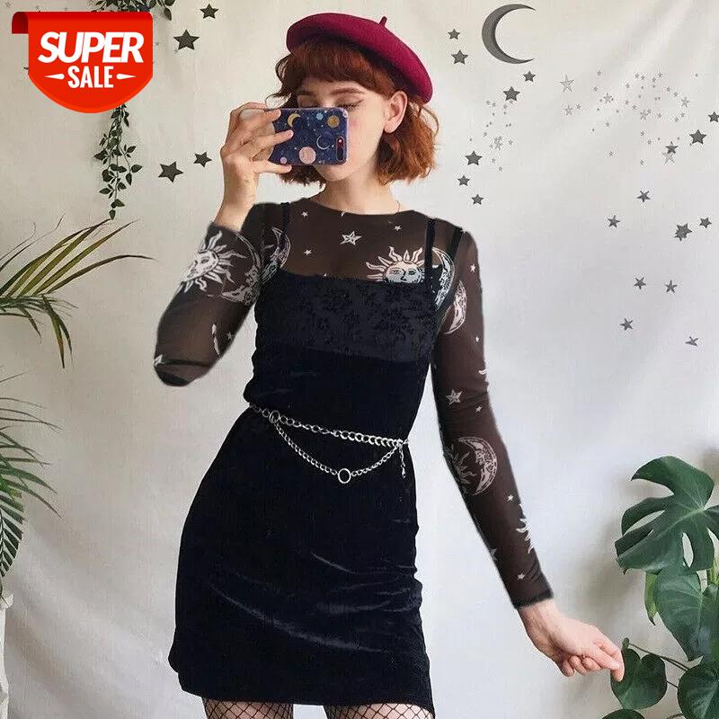 New Women Sexy Harajuku Mesh Tops Net See Through T Shirt Transparent Sun Moon Star Print Basic Long Seeve Thin T-shirt #rN5r, White
New Women Sexy Harajuku Mesh Tops Net See Through T Shirt Transparent Sun Moon Star Print Basic Long Seeve Thin T-shirt #rN5r, White