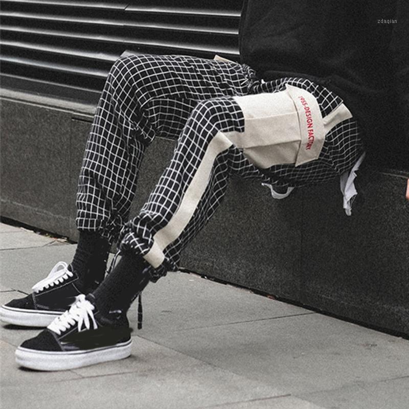 2019 Pockets Cargo Pants Men Color Patchwork Men' Personality Japanese Style Plaid Trousers Large Streetwear Hip-hop Trousers1, Black
2019 Pockets Cargo Pants Men Color Patchwork Men' Personality Japanese Style Plaid Trousers Large Streetwear Hip-hop Trousers1, Black