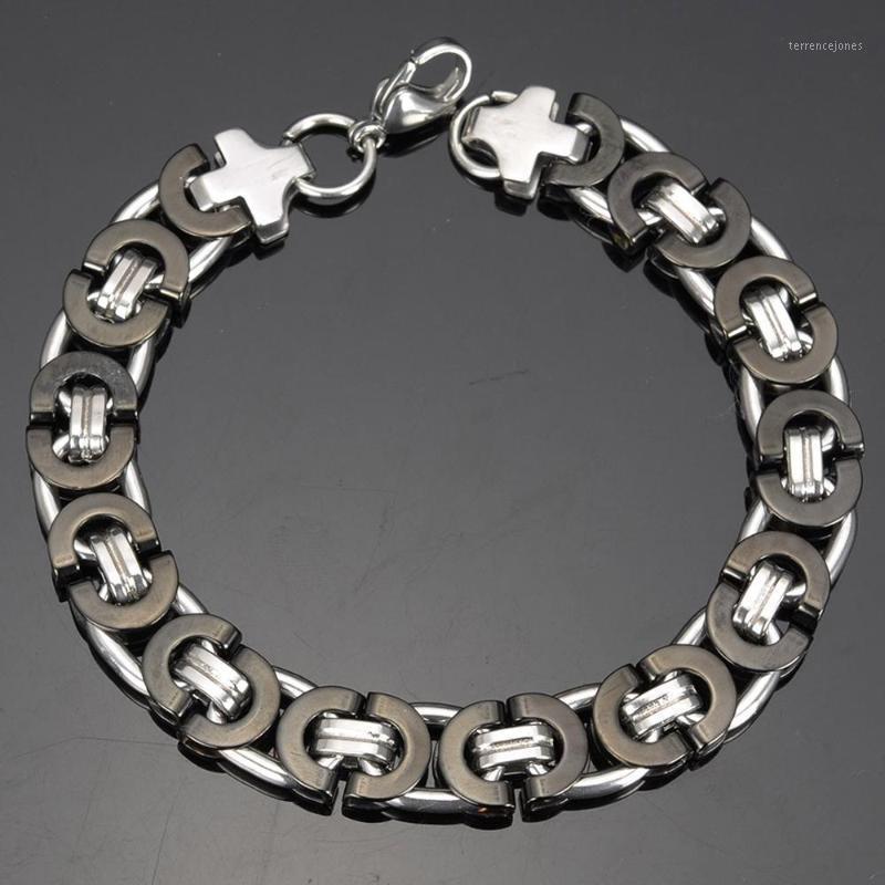 Men's Bracelets Hip Hop Black Color Byzantine Link Chain Stainless Steel Bracelet For Male Jewelry Dropshipping 6/8/11mm1
Men's Bracelets Hip Hop Black Color Byzantine Link Chain Stainless Steel Bracelet For Male Jewelry Dropshipping 6/8/11mm1