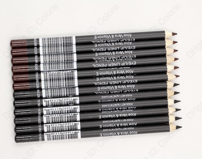 Makeup Eye Pencil and Lip Pencil Black and Brown Color Nutritious Natural Easy to Wear Aloe Vera and Vitamin E Eye Liner Pencil, Mixed color
Makeup Eye Pencil and Lip Pencil Black and Brown Color Nutritious Natural Easy to Wear Aloe Vera and Vitamin E Eye Liner Pencil, Mixed color