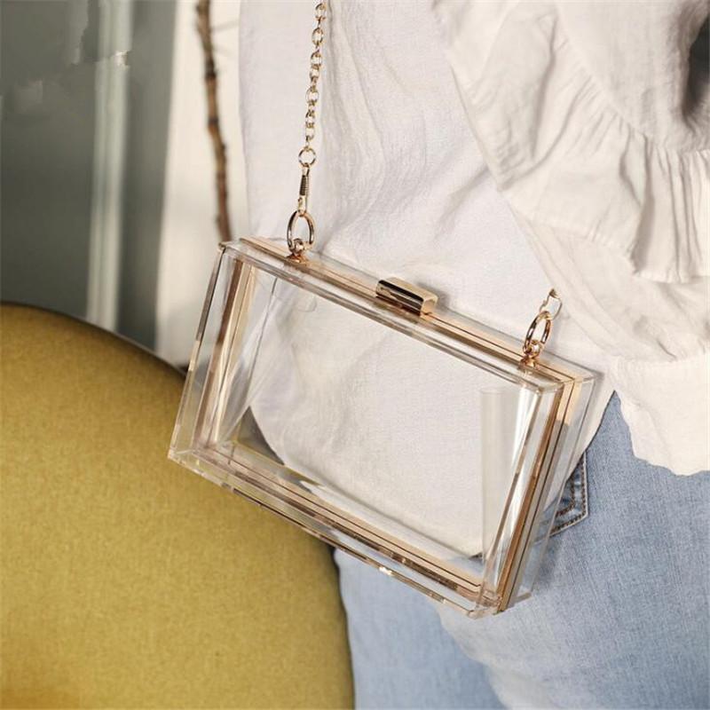 New Acrylic Transparent Women Clutch Bag Chain Women Messenger Bag Evening Handbag Chain Shoulder, Black
New Acrylic Transparent Women Clutch Bag Chain Women Messenger Bag Evening Handbag Chain Shoulder, Black