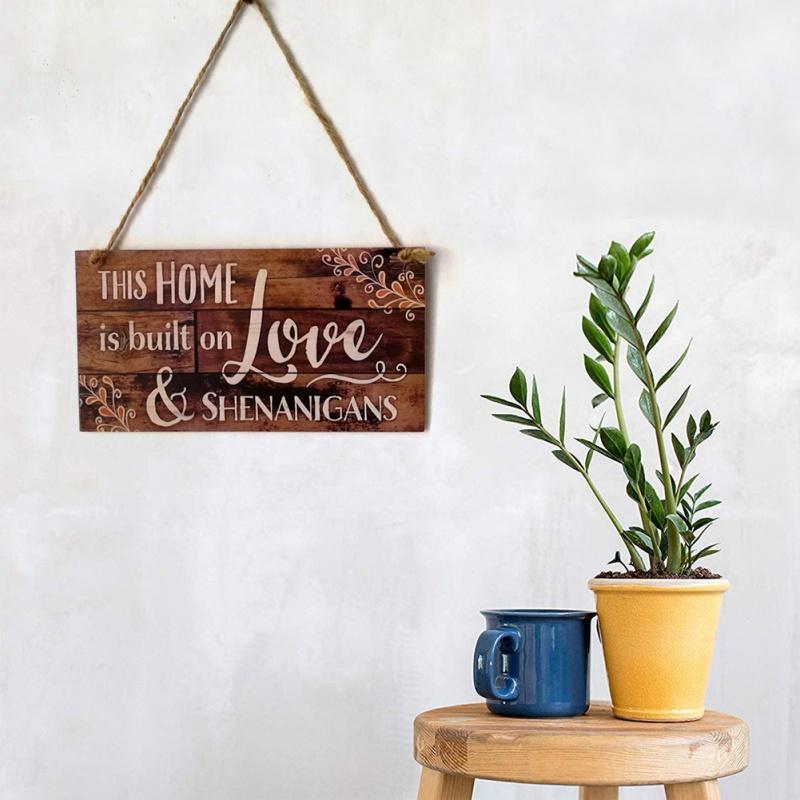 Funny Wooden Hanging Plaque Sign Memorial Wedding Engagement Board remembrance sign Wedding Accessory1