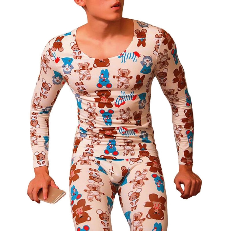 Thermal underwear for men long johns winter clothes men underwear set shirt compression underwear printed underpants pijama 201125, Bear
Thermal underwear for men long johns winter clothes men underwear set shirt compression underwear printed underpants pijama 201125, Bear