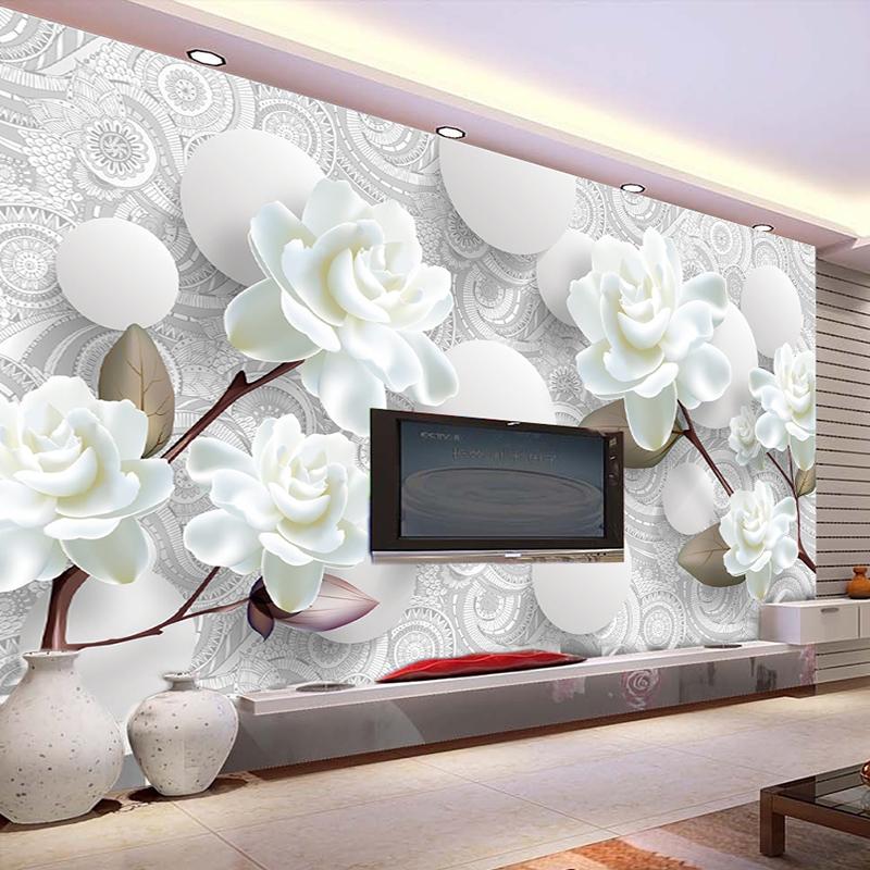 Custom Mural Wallpaper European Style 3D Stereoscopic Relief Flower Circle Ball TV Background Wall Decor Wallpaper Living Room, Silk cloth
Custom Mural Wallpaper European Style 3D Stereoscopic Relief Flower Circle Ball TV Background Wall Decor Wallpaper Living Room, Silk cloth
