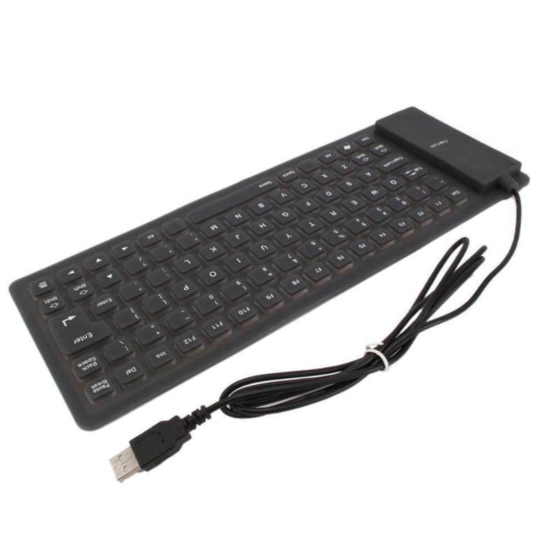 New Foldable Silicone Keyboard USB Wired Silicon Protector Skin Soft Waterproof Roll Up Silica Gel Keyboard for Laptop Notebook
New Foldable Silicone Keyboard USB Wired Silicon Protector Skin Soft Waterproof Roll Up Silica Gel Keyboard for Laptop Notebook