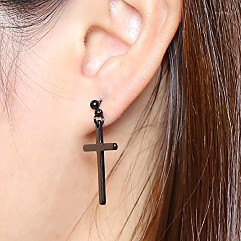 Stud 1 PC Long Earrings Cross Pendant Men Female Jewelry Unisex Fashion Gift Party Korea Style Charm Hanging, Golden;silver
Stud 1 PC Long Earrings Cross Pendant Men Female Jewelry Unisex Fashion Gift Party Korea Style Charm Hanging, Golden;silver