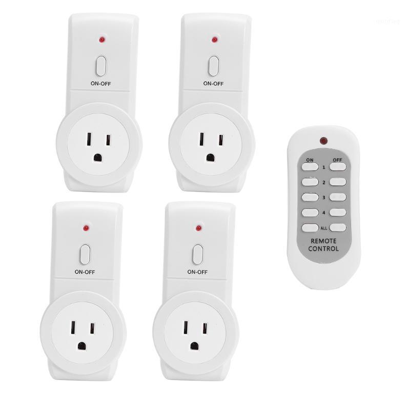 4pcs US Plug Power Outlet LED Light Remote Controlled Switch Socket Wireless Remote Control1
4pcs US Plug Power Outlet LED Light Remote Controlled Switch Socket Wireless Remote Control1