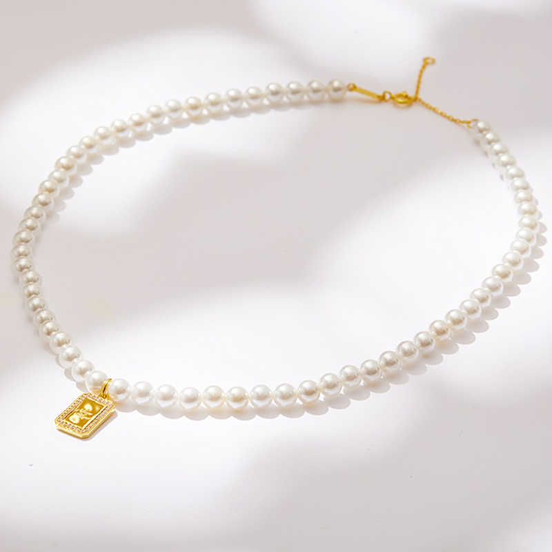 HEF jewelry original snow advertisement Necklace female light luxury fashion pearl clavicle chain 925 Silver
HEF jewelry original snow advertisement Necklace female light luxury fashion pearl clavicle chain 925 Silver