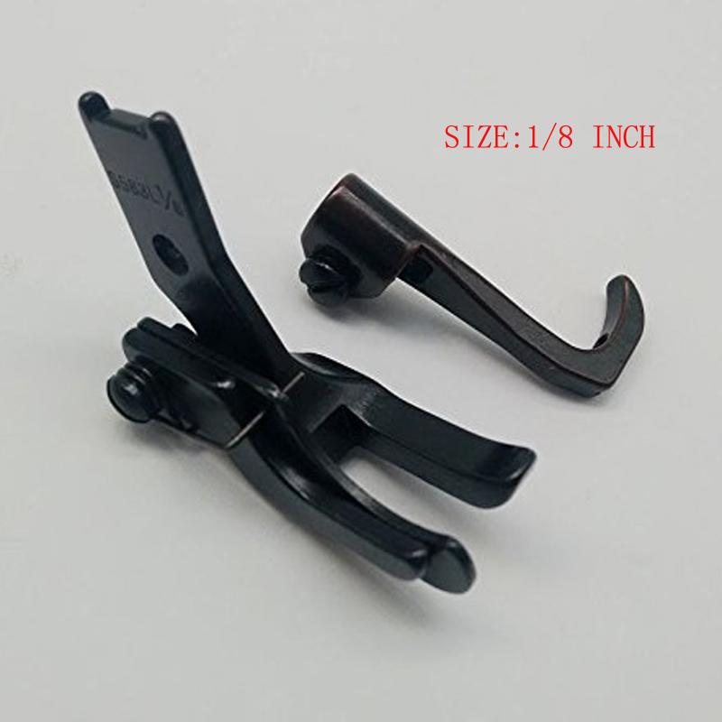 S585L industry sewing machine walking foot LEFT SPRING LOADED EDGE GUIDE TOP STITCH FOOT' fits JUKI LU-1508 (1/4
S585L industry sewing machine walking foot LEFT SPRING LOADED EDGE GUIDE TOP STITCH FOOT' fits JUKI LU-1508 (1/4