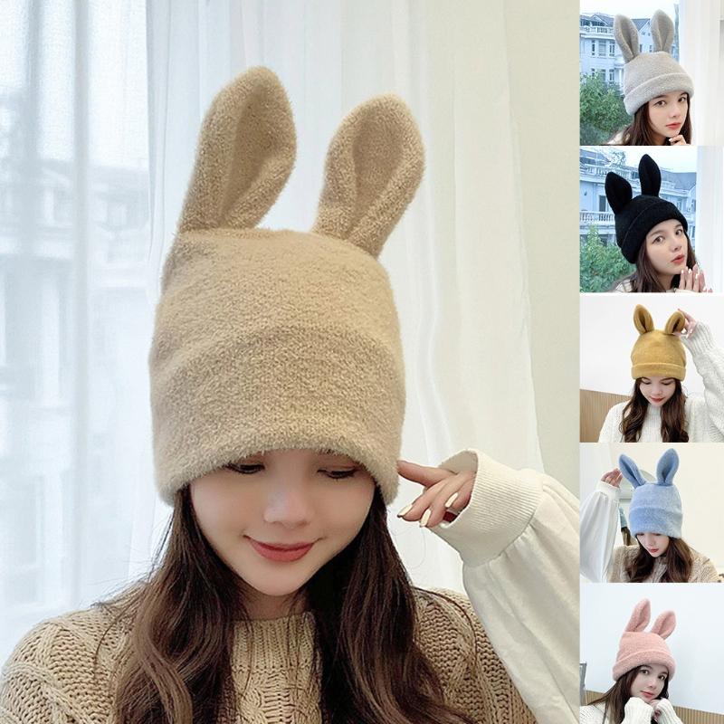 Korean Women Winter Knitted Beanie Hat Ears Solid Color Outdoor Casual Stretchy Ski Skullies Cap Ear Warmer, Pink
Korean Women Winter Knitted Beanie Hat Ears Solid Color Outdoor Casual Stretchy Ski Skullies Cap Ear Warmer, Pink