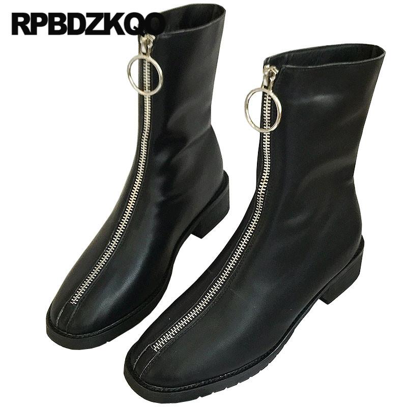 Short Round Toe Front Zipper Autumn 2020 Fall Winter Chunky Female Women Ankle Boots Medium Heel Beige Shoes Black Designer Fur
Short Round Toe Front Zipper Autumn 2020 Fall Winter Chunky Female Women Ankle Boots Medium Heel Beige Shoes Black Designer Fur
