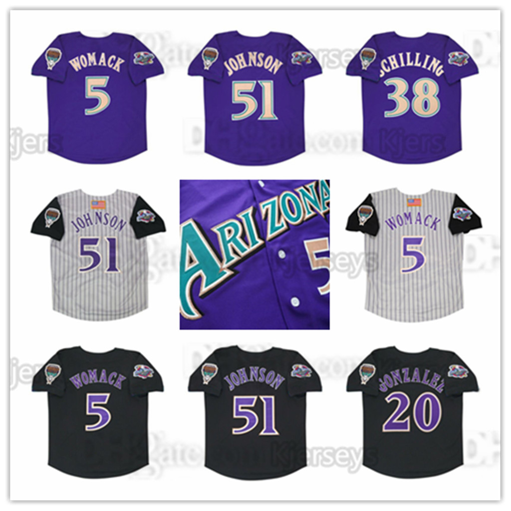 Randy Johnson Jersey Baseball Vintage 2001 Arizona World Series Men' Jersey 20 Luis Gonzalez 5 Tony Womack 38 Curt Schilling 12 Steve Finley 17 Mark Grace
Randy Johnson Jersey Baseball Vintage 2001 Arizona World Series Men' Jersey 20 Luis Gonzalez 5 Tony Womack 38 Curt Schilling 12 Steve Finley 17 Mark Grace