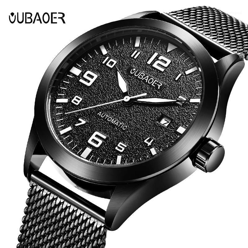 Wristwatches 2021 OUBAOER Brand Automatic Mechanical Watch Men Sports Watches Fashion Male Relogio Masculino Erkek1, Silver green 2028
Wristwatches 2021 OUBAOER Brand Automatic Mechanical Watch Men Sports Watches Fashion Male Relogio Masculino Erkek1, Silver green 2028