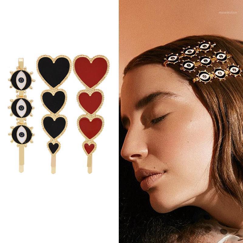 2020 New black gold Evil eye heart hair clips for women vintage punk evil eye hairpins party hair accessories jewelry gift1
2020 New black gold Evil eye heart hair clips for women vintage punk evil eye hairpins party hair accessories jewelry gift1
