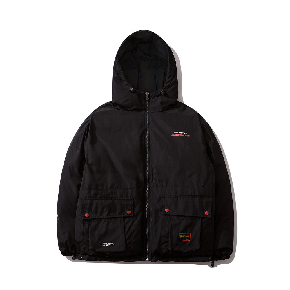 PYJTRL Reflective Padded Jacket For Men's Fashion reversible Harajuku Trend Thickened Jacket 201218