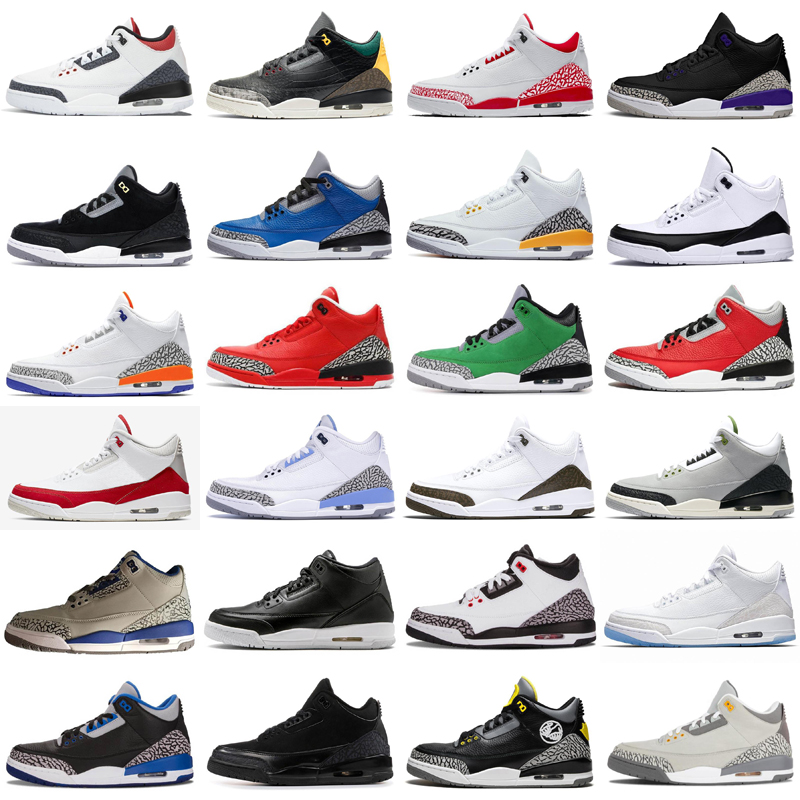 Wolf Grey 3s OG 3 Men Basketball Shoes Black Cement Cat Pure White True Blue Tinker Green Mocha Mens Trainer Sports Sneakers Size 40-47
Wolf Grey 3s OG 3 Men Basketball Shoes Black Cement Cat Pure White True Blue Tinker Green Mocha Mens Trainer Sports Sneakers Size 40-47