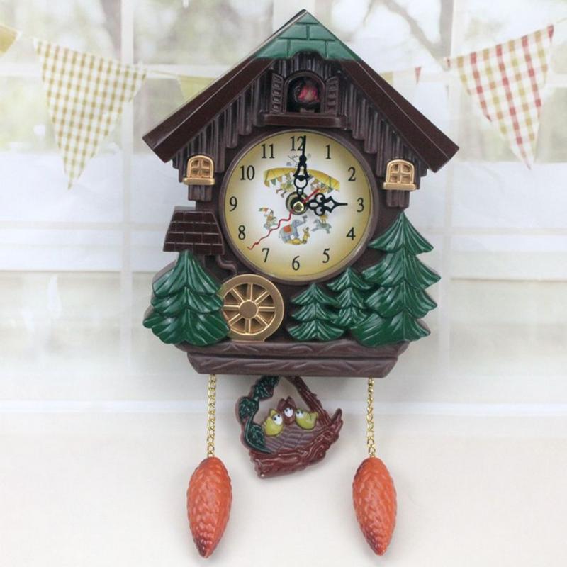 European Style Cuckoo Clock with Mute Movement, Alarm Wall Clock for Children's Room Decoration
European Style Cuckoo Clock with Mute Movement, Alarm Wall Clock for Children's Room Decoration