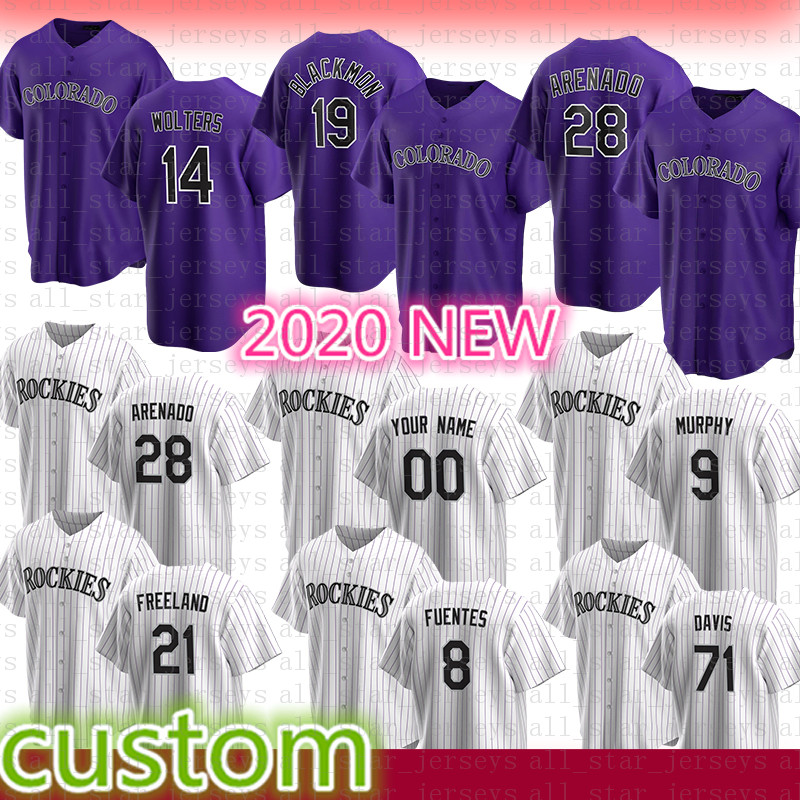 Colorado Custom 19 Charlie Blackmon 28 Nolan Arenado 27 Trevor Story Baseball Jersey 21 Kyle Freeland 14 Tony Wolters 24 Ryan McMahon Parra, 2020 jersey(luoji)
Colorado Custom 19 Charlie Blackmon 28 Nolan Arenado 27 Trevor Story Baseball Jersey 21 Kyle Freeland 14 Tony Wolters 24 Ryan McMahon Parra, 2020 jersey(luoji)