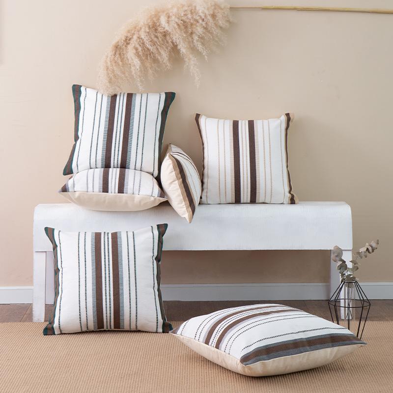 Stripe Cushion cover Brown pillow cover Cotton Woven Yellow Dark Green Netural decoration for Sofa Bed 45x45cm/30x50cm/50x50cm, Yellow 30x50cm
Stripe Cushion cover Brown pillow cover Cotton Woven Yellow Dark Green Netural decoration for Sofa Bed 45x45cm/30x50cm/50x50cm, Yellow 30x50cm