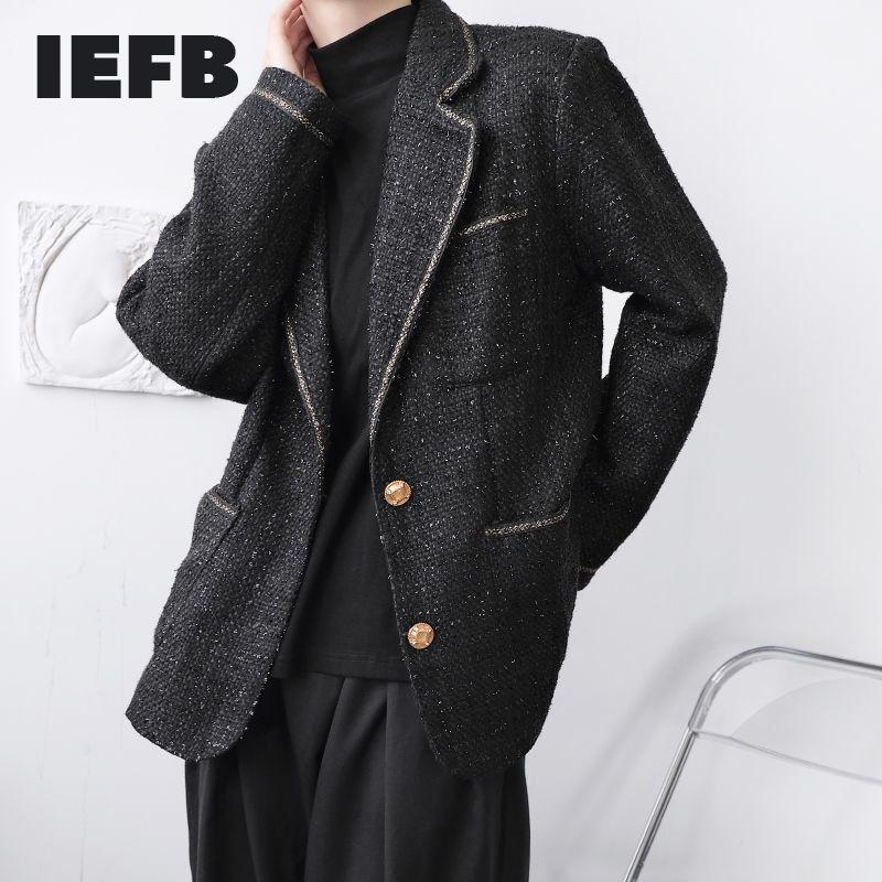 IEFB 2020 men' new japanese streetwear fashion high quality woolen suit coat loose single breasted black autumne clothes 9Y4642
IEFB 2020 men' new japanese streetwear fashion high quality woolen suit coat loose single breasted black autumne clothes 9Y4642