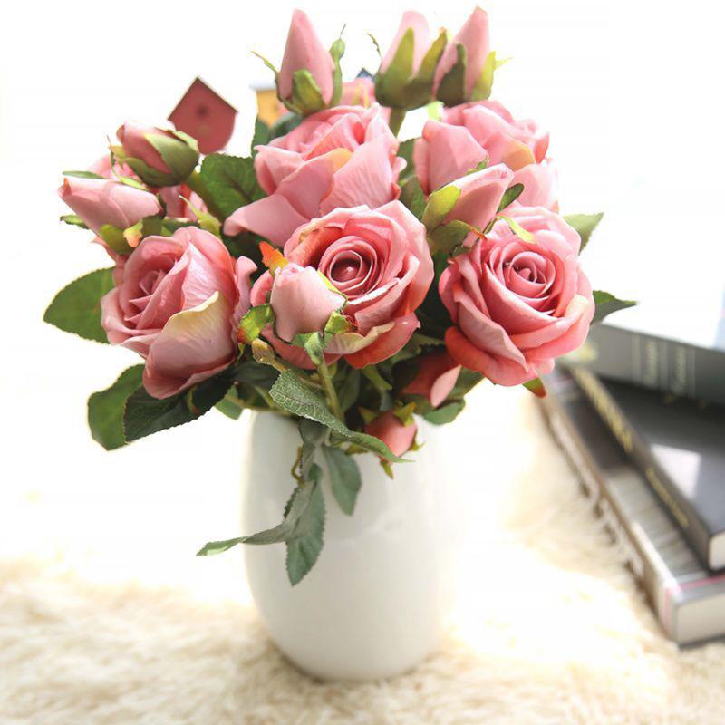 3 Heads Roses Artificial Flower Vivid Real Touch Artificial Silk Flower Bride Home Decor Wedding Flowers Silk
3 Heads Roses Artificial Flower Vivid Real Touch Artificial Silk Flower Bride Home Decor Wedding Flowers Silk