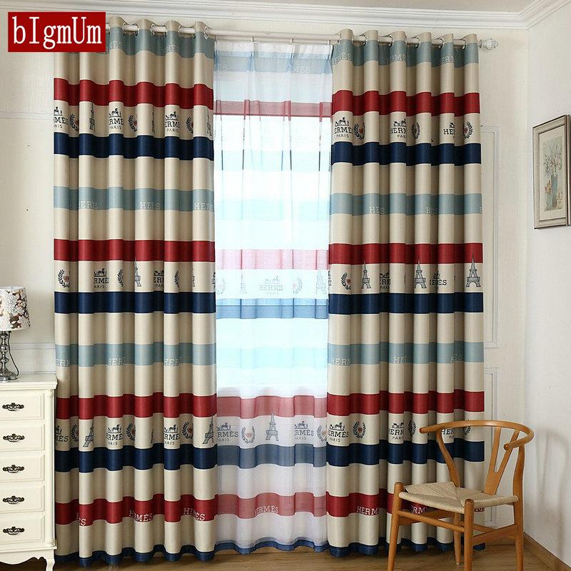 Red Blue Color Striped Printed Tulle Curtains For Modern Living Room Blackout Children Curtains Single Panel Bedroom Cortains
Red Blue Color Striped Printed Tulle Curtains For Modern Living Room Blackout Children Curtains Single Panel Bedroom Cortains