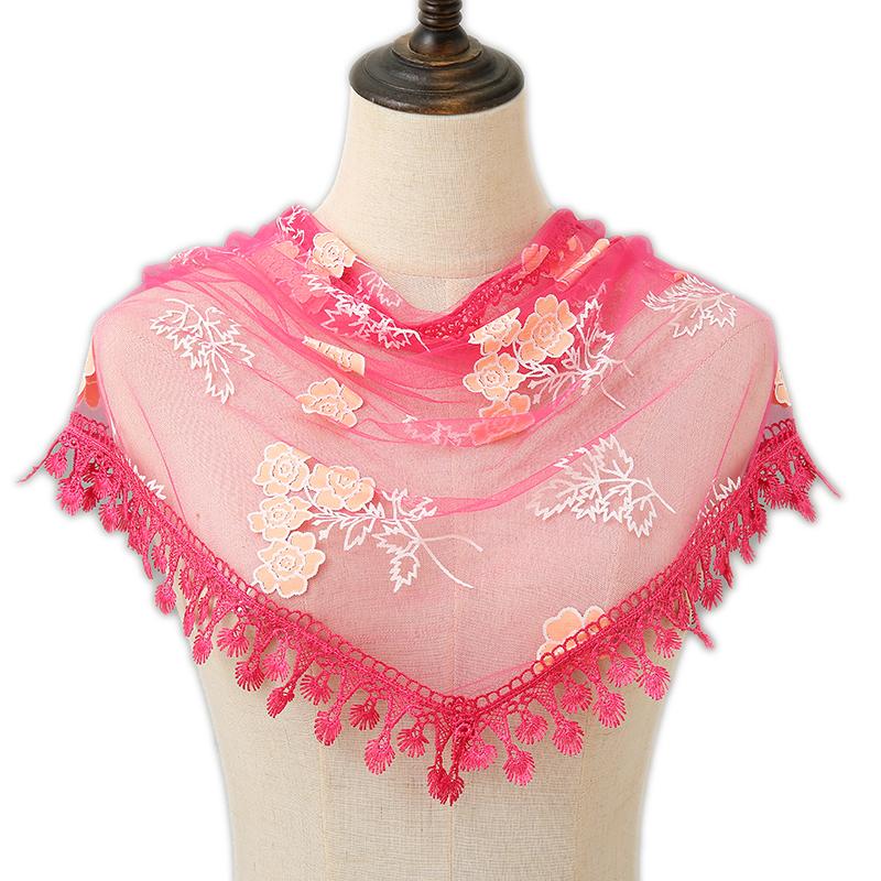 Women Scarf for triangle shawl in lace veils for the 's embroidered spanish mantilla lace transparent shawl
Women Scarf for triangle shawl in lace veils for the 's embroidered spanish mantilla lace transparent shawl
