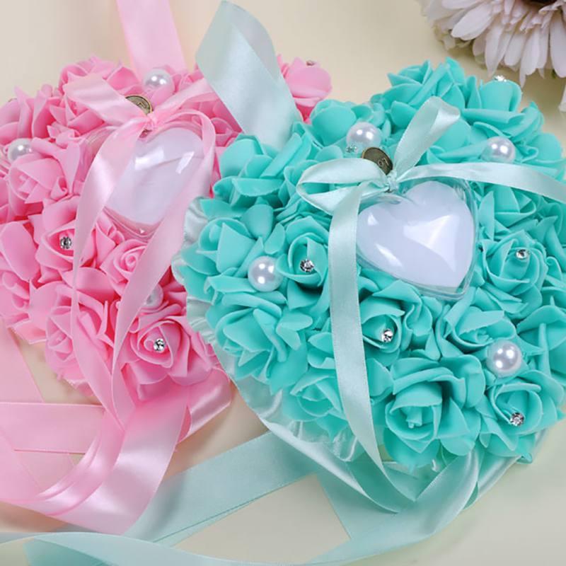 Silk Cloth Wedding Ceremony White Satin Crystal Flower Ring Bearer Wedding Ring Pillow Rhinestone Pearls Bear Decor
Silk Cloth Wedding Ceremony White Satin Crystal Flower Ring Bearer Wedding Ring Pillow Rhinestone Pearls Bear Decor