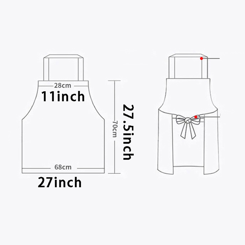 Fashion Stripe Kitchen Apron Woman Antifoul Cooking Aprons Accessories Cotton Linen Bibs Cafe Restaurant Flower Shop Overalls WLY BH4598