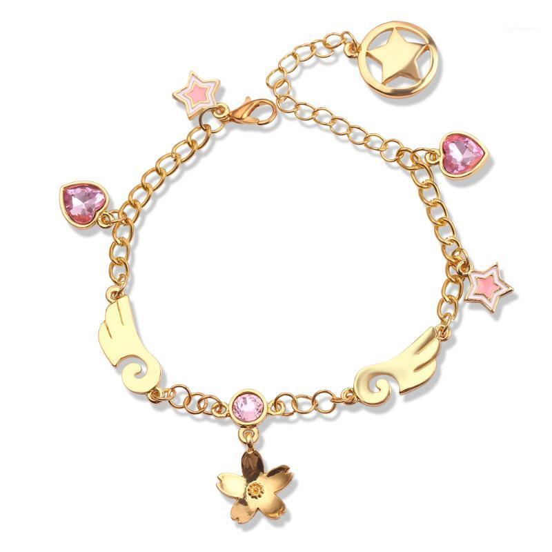 Movie Card Captor Sakura Theme Bracelet Cute Girl Fashion Gold Color BraceletS For Women Festival Gifts Pendant Jewelry1
Movie Card Captor Sakura Theme Bracelet Cute Girl Fashion Gold Color BraceletS For Women Festival Gifts Pendant Jewelry1