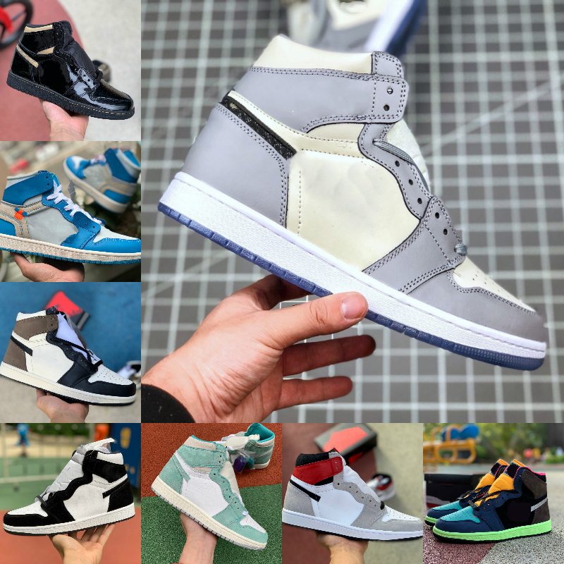 High Quality New 1 1s Basketball Shoes Men Women OG Bio Hack Blue UNC Patent Red White BLACK ROYAL TWIST Green Toe Varsity Red Sports Shoes
High Quality New 1 1s Basketball Shoes Men Women OG Bio Hack Blue UNC Patent Red White BLACK ROYAL TWIST Green Toe Varsity Red Sports Shoes