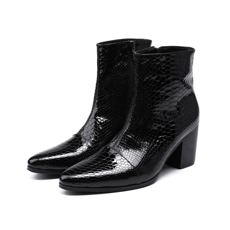 2020 Luxury Leather Western Cowboy Boots High Fingers Solid From Shoes Man Size13 Gtqw, The picture
2020 Luxury Leather Western Cowboy Boots High Fingers Solid From Shoes Man Size13 Gtqw, The picture