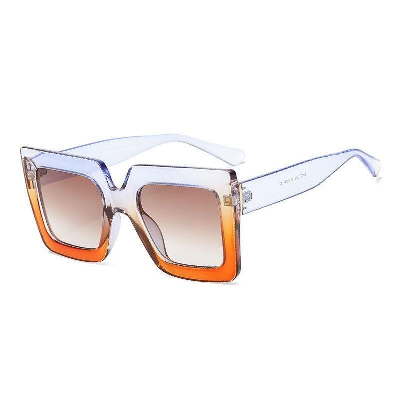 Square Large Frame Trend Women Sunglasses Two-tone New European American Personality Sun Glasses for Woman Ocean Lens Oculos
Square Large Frame Trend Women Sunglasses Two-tone New European American Personality Sun Glasses for Woman Ocean Lens Oculos