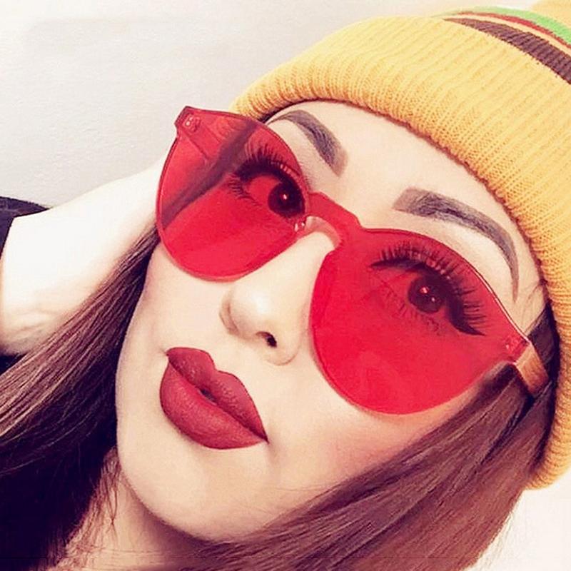 Fashion Frameless Cat Eye Sunglasses Candy Color Gradient Colorful Lens Women's Sunglasses Brand Designer Women Tops
Fashion Frameless Cat Eye Sunglasses Candy Color Gradient Colorful Lens Women's Sunglasses Brand Designer Women Tops