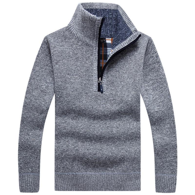 Pullover Mens Thick Warm Knitted Pullover Men Sweater Solid Fashion Turtleneck Sweaters Half Zip Warm Fleece Winter Coat Casual, Blue
Pullover Mens Thick Warm Knitted Pullover Men Sweater Solid Fashion Turtleneck Sweaters Half Zip Warm Fleece Winter Coat Casual, Blue