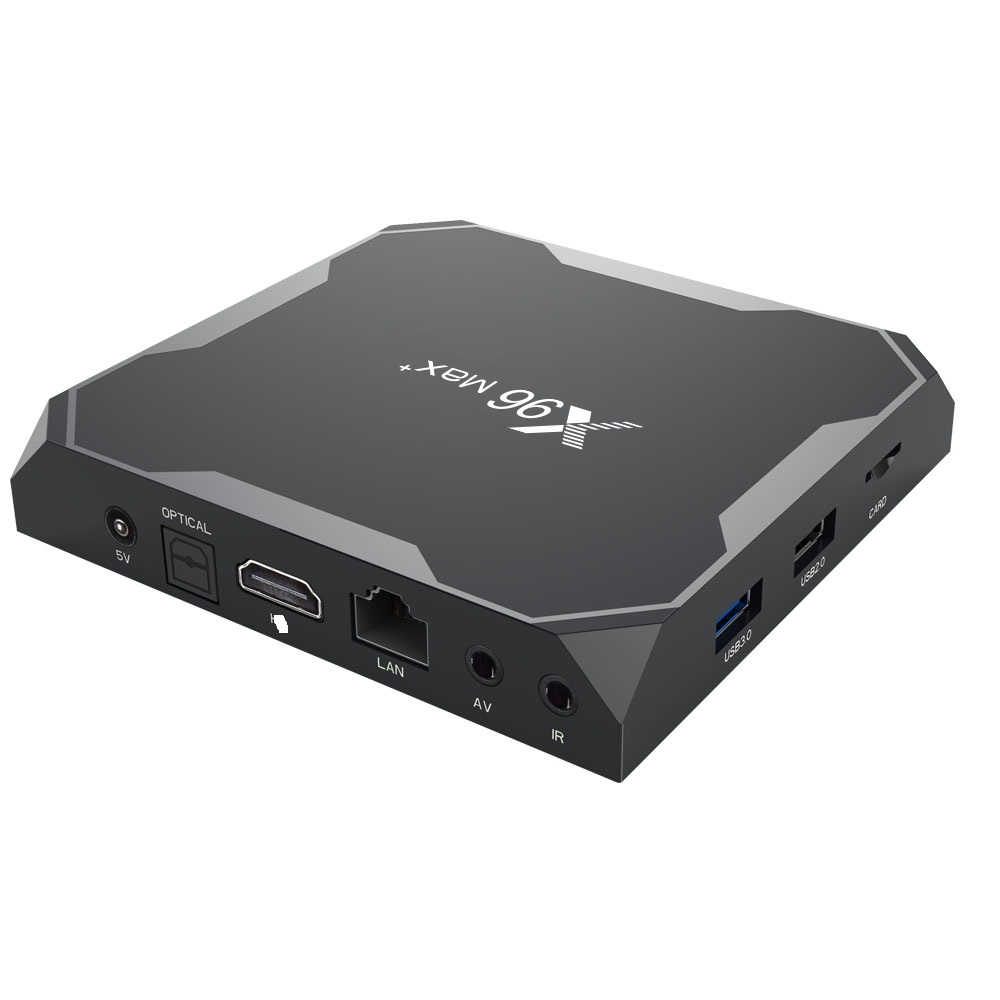 X96 MAX PLUS amlogic s905x3 tv box 8K 2gb 4gb ram 16gb 32gb 64gb rom dual wifi 100m 1000m lan android 9.0