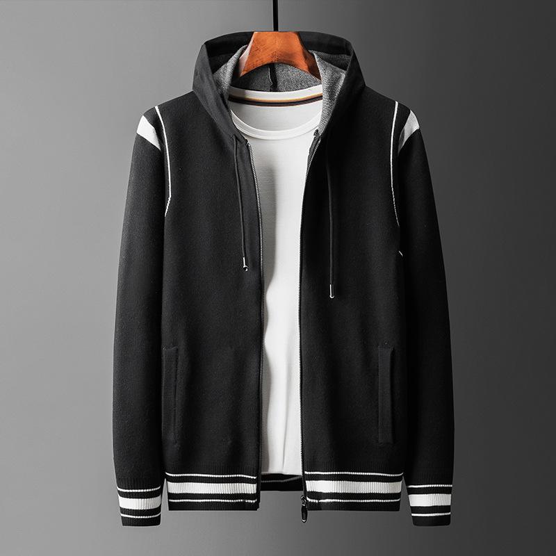 New Arrival Autumn Men Knitted Hooded Cardigan Jacket Fashion Casual Computer Knitted Striped Sweater Plus Size MLXL2XL3XL4XL
New Arrival Autumn Men Knitted Hooded Cardigan Jacket Fashion Casual Computer Knitted Striped Sweater Plus Size MLXL2XL3XL4XL