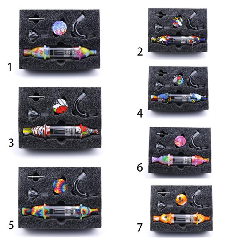 Colors Painting smoking Tobacco Bag Set Wax Container Silicone bong with Titanium nail Storage Jar Metal Dabber Smoking Pipe
Colors Painting smoking Tobacco Bag Set Wax Container Silicone bong with Titanium nail Storage Jar Metal Dabber Smoking Pipe