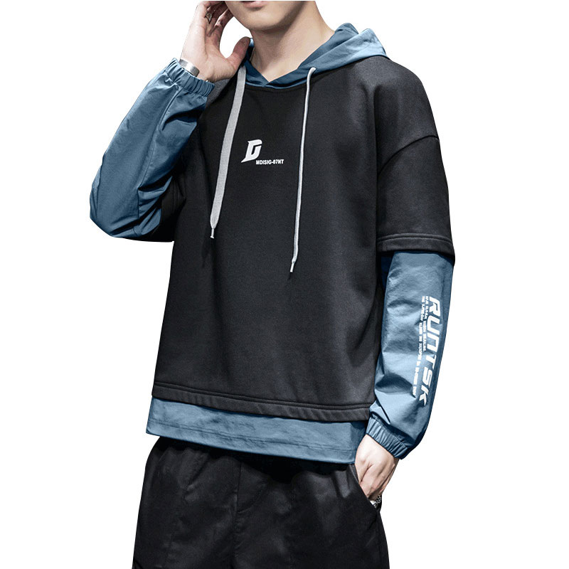 Hoodie men's hooded autumn and winter trend Hong Kong style youth all-match pullover hoodie jacket, Black
Hoodie men's hooded autumn and winter trend Hong Kong style youth all-match pullover hoodie jacket, Black