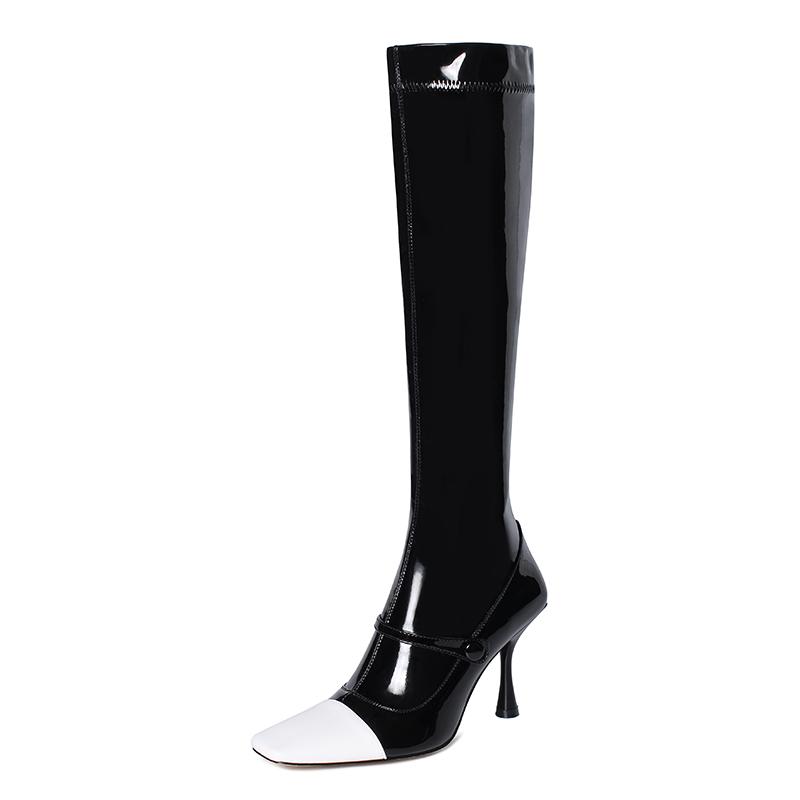 MKKHOU Fashion Knee-high Boot Women 2020 New Winter Matching Color Square Head Straight Thigh-High Heel Stretch Boot Winter, Black
MKKHOU Fashion Knee-high Boot Women 2020 New Winter Matching Color Square Head Straight Thigh-High Heel Stretch Boot Winter, Black