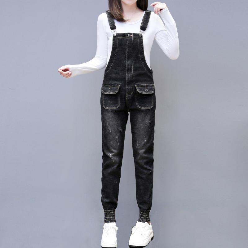 Women Jumpsuit Denim Overalls Ripped Pockets Jumpsuit Jeans Full Length Female Womens Overalls Fashion Rompers Casual Elegant, As pic
Women Jumpsuit Denim Overalls Ripped Pockets Jumpsuit Jeans Full Length Female Womens Overalls Fashion Rompers Casual Elegant, As pic