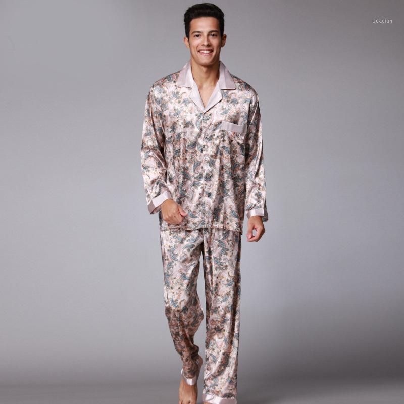 Men Silk Stain Pajama Set Sexy Man Nightwear Autumn Coffee Homewear Sleepwear for Man pigiama uomo1
Men Silk Stain Pajama Set Sexy Man Nightwear Autumn Coffee Homewear Sleepwear for Man pigiama uomo1